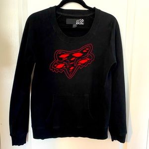 Black and red fox sweatshirt